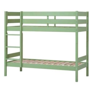 Hoppekids ECO Comfort køjeseng 70x160 cm - Pale Green - Nicehome.dk