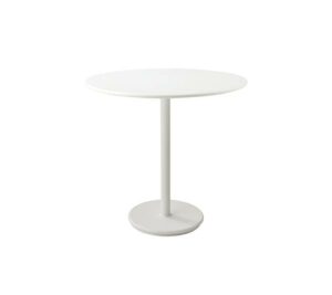 Cane-Line Go cafébord - Ø80 cm - Aluminium sand / sand - Nicehome.dk