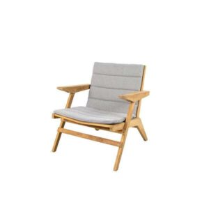 Cane-Line Flip hynde til loungestol - lysegrå - Nicehome.dk