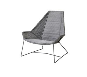 Cane-line Breeze highback havestol - lysegrå - Nicehome.dk