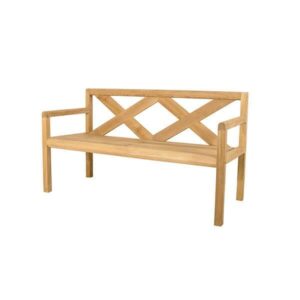 Cane-Line Grace 2-pers. bænk - Teak - m. hynder - Nicehome.dk