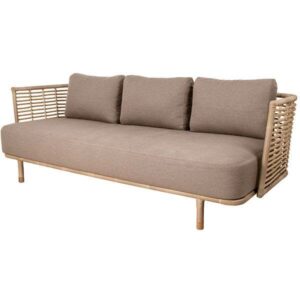 Cane-Line Sense 3-pers. loungesofa m. hyndesæt - Nicehome.dk