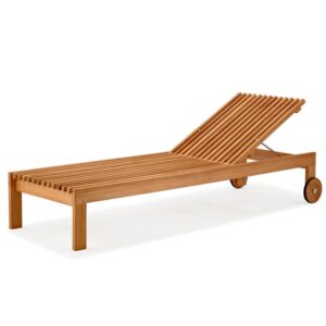 Cane-Line Amaze solseng - teak - ingen hynde - Nicehome.dk