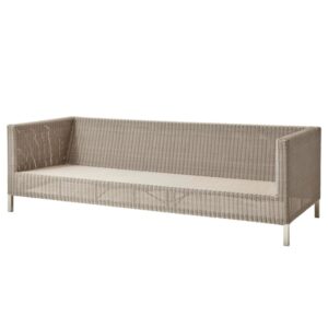 Cane-Line Connect 3-pers havesofa - taupe - Nicehome.dk