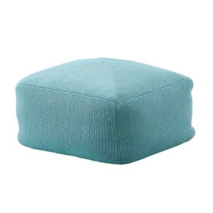 Cane-Line Divine fodskammel - 55x55 cm - turkis - Nicehome.dk
