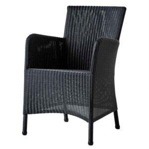 Cane-Line Hampsted havestol - sort - Nicehome.dk