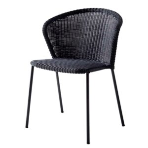 Cane-Line Lean havestol - sort - Nicehome.dk
