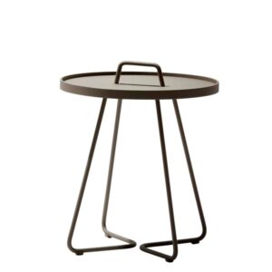 Cane-Line On-the-move sidebord - stor - taupe - Nicehome.dk