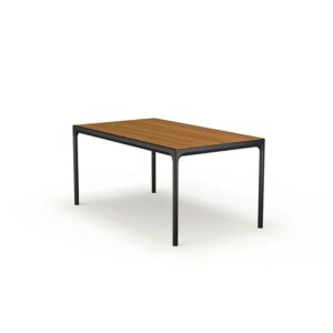 HOUE - FOUR havebord 160x90 cm - Bambus - Black - Nicehome.dk