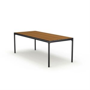 HOUE - FOUR havebord 210x90 cm - Bambus - Black - Nicehome.dk