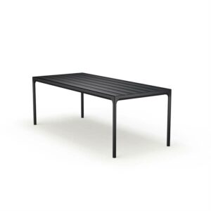 HOUE - FOUR havebord 210x90 cm - Sort - Nicehome.dk