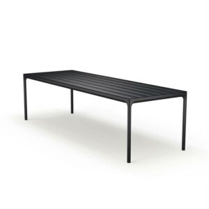 HOUE - FOUR havebord 270x90 cm - Sort - Nicehome.dk