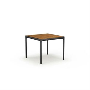 HOUE - FOUR havebord 90x90 cm - Bambus - Black - Nicehome.dk