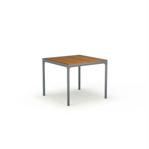 HOUE - FOUR havebord 90x90 cm - Bambus - Dark Grey - Nicehome.dk