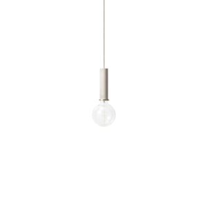Ferm Living Socket pendel - høj - lysegrå - Nicehome.dk