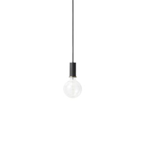 Ferm Living Socket pendel - lav - sort - Nicehome.dk