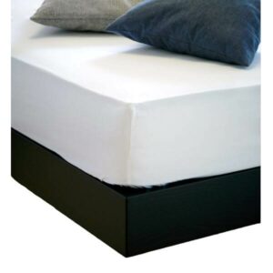 HMT Percale faconlagen - hvid - 90x200 cm. - Nicehome.dk