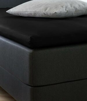 HMT Percale kuvertlagen - Sort - Nicehome.dk