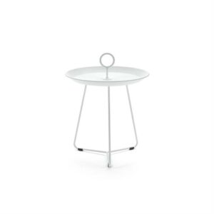 HOUE EYELET sidebord - Ø45 cm - Muted white - Nicehome.dk