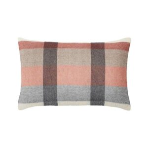 Elvang Intersection pude - 30x50 cm - Rusty red/white/grey - inkl. fyld - Nicehome.dk