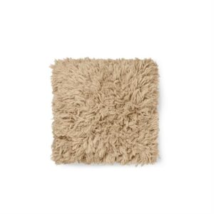 Ferm Living Meadow high pile cushion - Light sand - Nicehome.dk