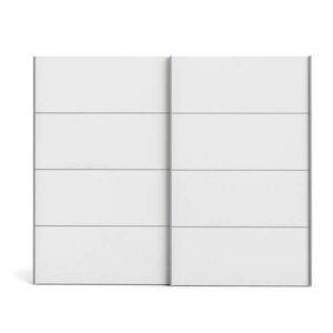 Tvilum Verona garderobeskab - hvid - 242 cm. - Nicehome.dk