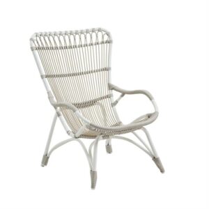 Sika Design Monet Exterior Lænestol - Dove White - inkl. hynde - Nicehome.dk