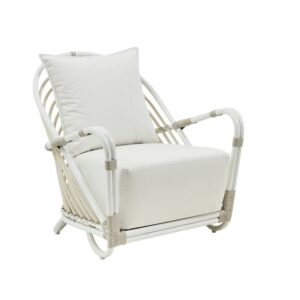 Sika Design Charlottenborg Exterior stol - Dove White - inkl. hynde - Nicehome.dk