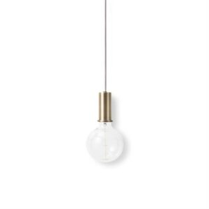Ferm Living Socket Pendant Low - Brass - Nicehome.dk