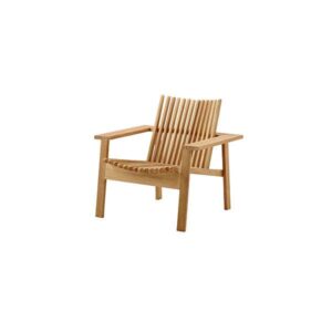 Cane-Line Amaze loungestol - teak - ingen hynde - Nicehome.dk