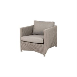 Cane-Line Diamond loungestol - Taupe - inkl. hynder - Nicehome.dk