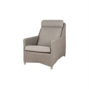 Cane-Line Diamond Highback havestol - Taupe - inkl. hynder - Nicehome.dk
