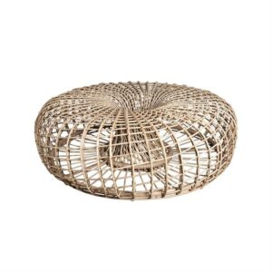 Cane-Line Nest fodskammel / sofabord - Natur - Stor - ingen glasplade - Nicehome.dk