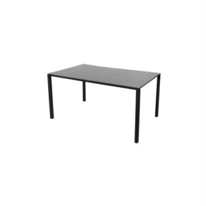 Cane-Line Pure havebord - 150 x 90 cm - Stel i lavagrå