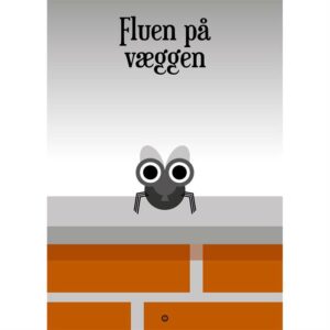 Citatplakat "Fluen på væggen" plakat - 50x70 cm - Nicehome.dk