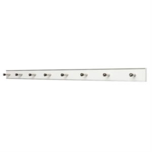 Hoigaard KR-38 knagerække - 98 x 6 cm - Hvid - Nicehome.dk