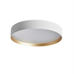 Lampefeber Lucia loftlampe - Ø45 cm - Hvid / Messing - Nicehome.dk