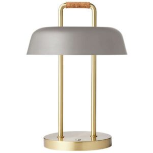 Heim bærbar bordlampe - grå - Nicehome.dk