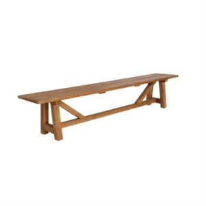 Sika Design George teak havebænk - 220 x 40 cm - Nicehome.dk