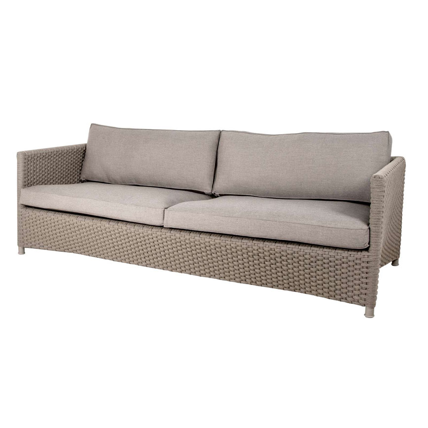 DIAMOND 3PERS.SOFA TAUPE - Nicehome.dk