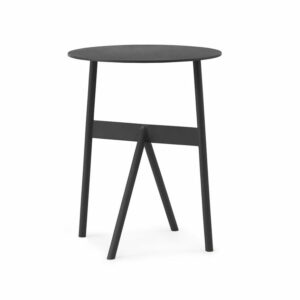 STOCK BORD SORT Ø37CM - Nicehome.dk