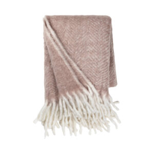 PLAID M/FRYNSER  POWDER - Nicehome.dk