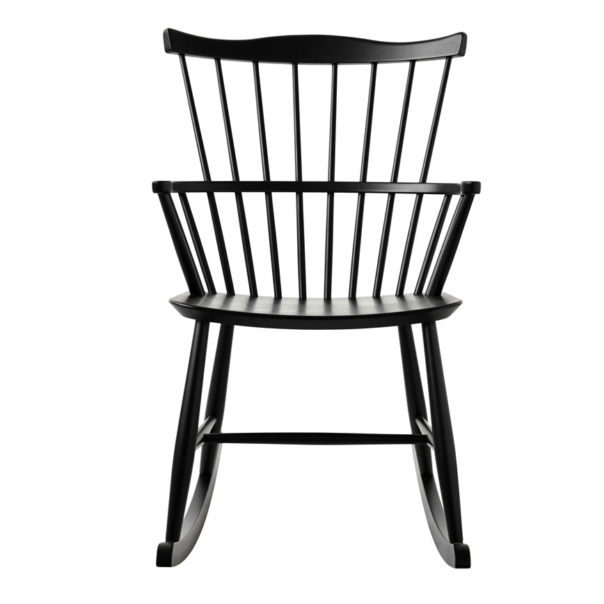 J52G GYNGESTOL SORT/SVANE - Nicehome.dk