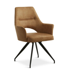 AYA ARMSTOL SORT METAL - Nicehome.dk