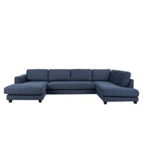MAINE U-sofa - Brego 86 blå - højrevevndt - Nicehome.dk