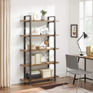 Reol - stuereol i industrielt design - rustik brun 177