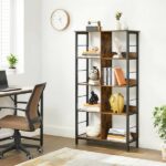 Bogreol - reol i industrielt design - rustik brun 149x80x33 - Reoler og hylder > Reoler - gulvreoler og stuereoler - Daily-Living - Nicehome.dk