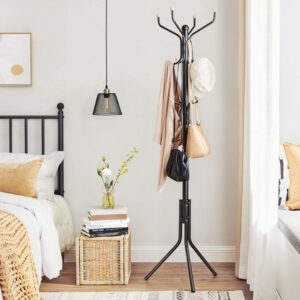 Stumtjener i sort metal - frakke stativ - 182 x 44 x 44 - Entremøbler og garderobe > Stumtjenere - Daily-Living - Nicehome.dk