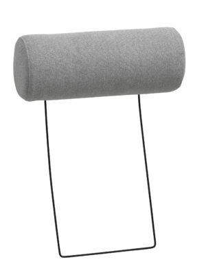 Pan nakkestøtte - grå polyester stof (L:50) - Nicehome.dk