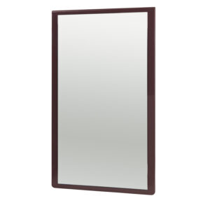 BROSTE COPENHAGEN Tenna vægspejl - spejlglas og puce aubergine MDF (78x46) - Nicehome.dk